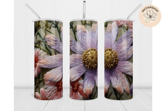 20oz 3D Pink Flower Tumbler Design Review