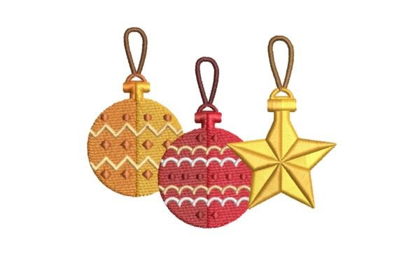 Christmas Ornaments Trio Embroidery Design Review