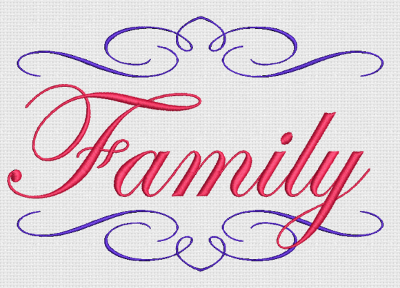 Family: An Edwardian Script Embroidery Review