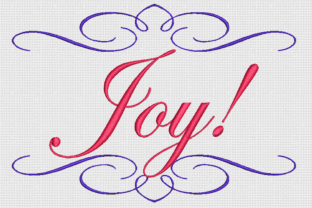 Joy Embroidery Design Review for Personalized Gifts