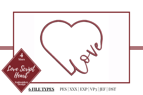 Love Script Heart: A Seasonal Embroidery Review