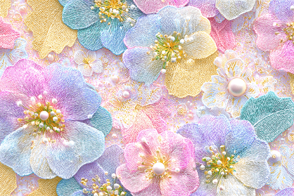 Luxury Pastel Embroidery Flowers: A Designer’s Review