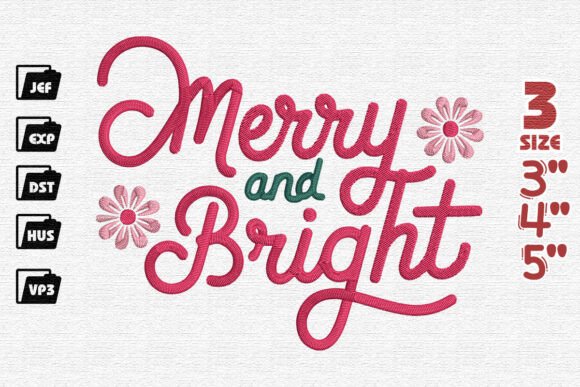 Merry and Bright: An Embroidery Design Review