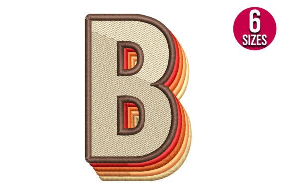 Retro Alphabet Letter B: A Seasonal Design Review