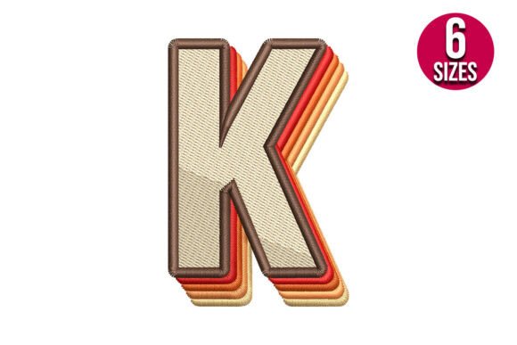 Retro Alphabet Letter K: A Seasonal Design Review